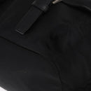 PRADA Backpack Nylon Black Silver Auth BA9398-17