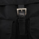 PRADA Backpack Nylon Black Silver Auth BA9398-20