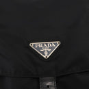 PRADA Backpack Nylon Black Silver Auth BA9398-21