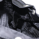 PRADA Backpack Nylon Black Silver Auth BA9398-24