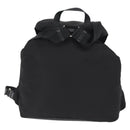 PRADA Backpack Nylon Black Silver Auth BA9398-2