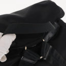 PRADA Backpack Nylon Black Silver Auth BA9398-7