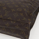 LOUIS VUITTON Monogram Sac Plat Hand Bag M51140 LV Auth BA9399-9