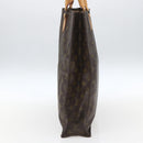 LOUIS VUITTON Monogram Sac Plat Hand Bag M51140 LV Auth BA9399-4