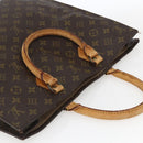 LOUIS VUITTON Monogram Sac Plat Hand Bag M51140 LV Auth BA9399-6