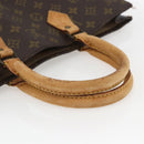 LOUIS VUITTON Monogram Sac Plat Hand Bag M51140 LV Auth BA9399-7