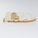 LOUIS VUITTON Monogram Multicolor Pochette GM Pouch White M60027 Auth BA939SAM-4