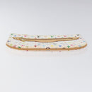 LOUIS VUITTON Monogram Multicolor Pochette GM Pouch White M60027 Auth BA939SAM-6