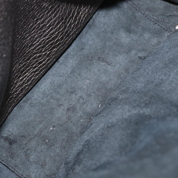 VALENTINO Rock Studs Backpack Leather Silver Gold Auth BA9400