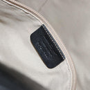 Salvatore Ferragamo Gancini Tote Bag Enamel Black Silver Auth BA9402-12