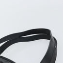 Salvatore Ferragamo Gancini Tote Bag Enamel Black Silver Auth BA9402-8