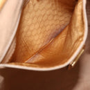 GUCCI Micro GG Supreme Tote Bag PVC Leather Beige Gold 002 115 0135 Auth BA9404-11