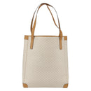 GUCCI Micro GG Supreme Tote Bag PVC Leather Beige Gold 002 115 0135 Auth BA9404-2