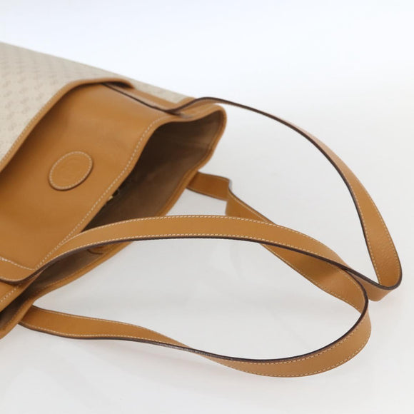 GUCCI Micro GG Supreme Tote Bag PVC Leather Beige Gold 002 115 0135 Auth BA9404