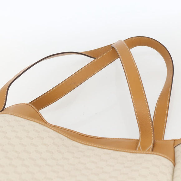 GUCCI Micro GG Supreme Tote Bag PVC Leather Beige Gold 002 115 0135 Auth BA9404