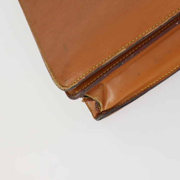 LOUIS VUITTON Epi Serviette Conseiller Briefcase Beige M54429 LV Auth BA9408
