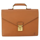LOUIS VUITTON Epi Serviette Conseiller Briefcase Beige M54429 LV Auth BA9408-13