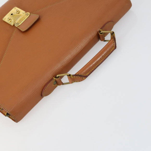 LOUIS VUITTON Epi Serviette Conseiller Briefcase Beige M54429 LV Auth BA9408