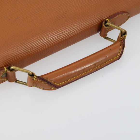LOUIS VUITTON Epi Serviette Conseiller Briefcase Beige M54429 LV Auth BA9408