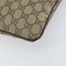 GUCCI GG Supreme Shoulder Bag PVC Beige Gold 201446 Auth BA9409-15