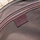 GUCCI GG Supreme Shoulder Bag PVC Beige Gold 201446 Auth BA9409-19