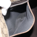 GUCCI GG Supreme Shoulder Bag PVC Beige Gold 201446 Auth BA9409-11