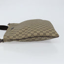 GUCCI GG Supreme Shoulder Bag PVC Beige Gold 201446 Auth BA9409-4