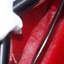 CELINE Circle Shoulder Bag Leather Black Gold Auth BA9410-10