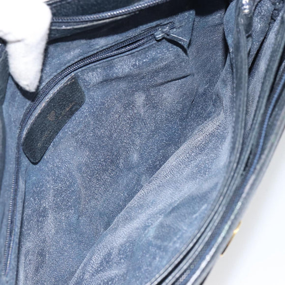 GUCCI GG Supreme Sherry Line Shoulder Bag PVC Navy Red 14 02 013 Auth BA9411