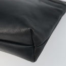 Salvatore Ferragamo Shoulder Bag Leather Black Gold Auth BA9418-10