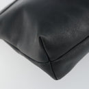 Salvatore Ferragamo Shoulder Bag Leather Black Gold Auth BA9418-11