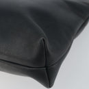 Salvatore Ferragamo Shoulder Bag Leather Black Gold Auth BA9418-12