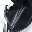 Salvatore Ferragamo Shoulder Bag Leather Black Gold Auth BA9418-16