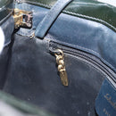 Salvatore Ferragamo Shoulder Bag Leather Black Gold Auth BA9418-19