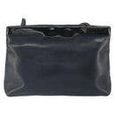 Salvatore Ferragamo Shoulder Bag Leather Black Gold Auth BA9418-3