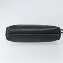 Salvatore Ferragamo Shoulder Bag Leather Black Gold Auth BA9418-9