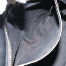 VALENTINO Rock studs Hand Bag Leather 2way Black Gold Auth BA9420-26