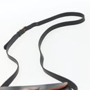CELINE Shoulder Bag Leather Black Gold Auth BA9422-8