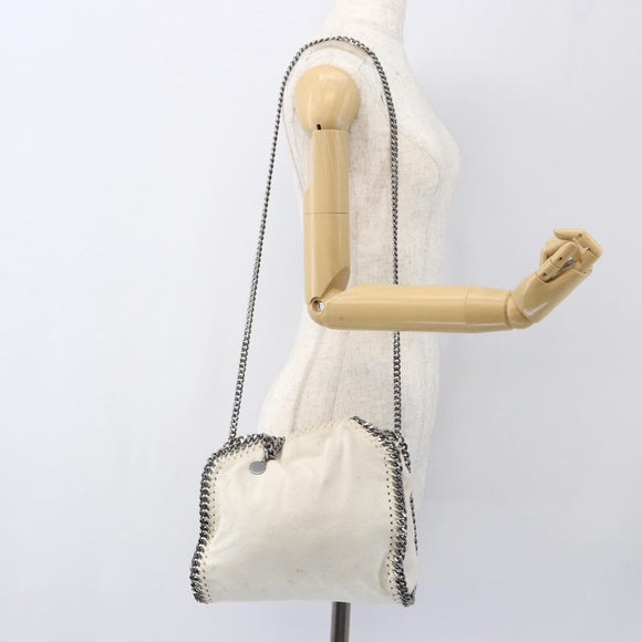 Stella MacCartney Chain Falabella Mini Bag Polyester 2way 371223 Auth BA9423