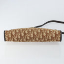 Christian Dior Trotter Canvas Shoulder Bag Beige Gold Auth BA9425-5
