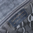 Salvatore Ferragamo Vala Tote Bag Leather Black Gold Auth BA9428-15