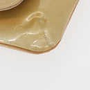 LOUIS VUITTON Monogram Vernis Thompson Street Bag Beige M91301 LV Auth BA9429-9