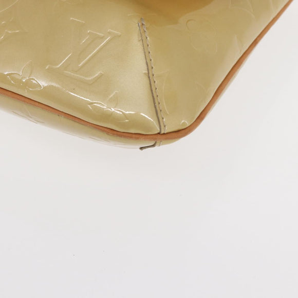LOUIS VUITTON Monogram Vernis Thompson Street Bag Beige M91301 LV Auth BA9429