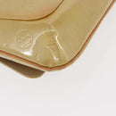 LOUIS VUITTON Monogram Vernis Thompson Street Bag Beige M91301 LV Auth BA9429-15