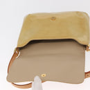 LOUIS VUITTON Monogram Vernis Thompson Street Bag Beige M91301 LV Auth BA9429-10