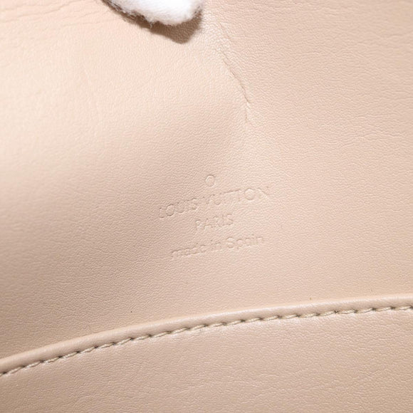 LOUIS VUITTON Monogram Vernis Thompson Street Bag Beige M91301 LV Auth BA9429