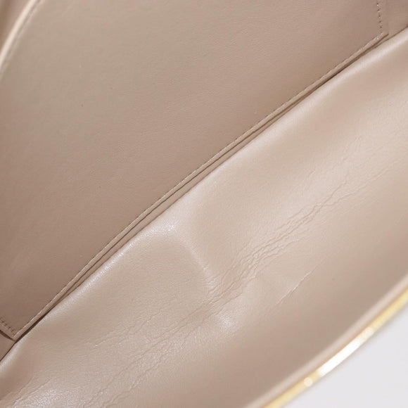 LOUIS VUITTON Monogram Vernis Thompson Street Bag Beige M91301 LV Auth BA9429