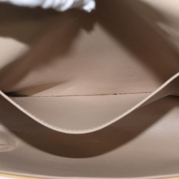 LOUIS VUITTON Monogram Vernis Thompson Street Bag Beige M91301 LV Auth BA9429