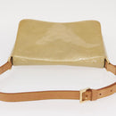 LOUIS VUITTON Monogram Vernis Thompson Street Bag Beige M91301 LV Auth BA9429-6