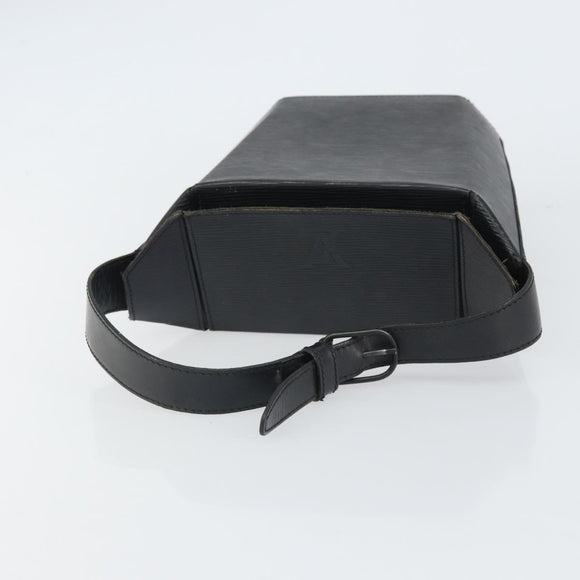 LOUIS VUITTON Epi Sac Umhängetasche Schwarz M80161 LV Auth BA9432
